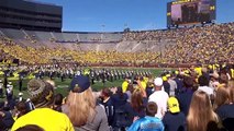 University of Michigan Wolverines Entering The Big House Ann Arbor Michigan
