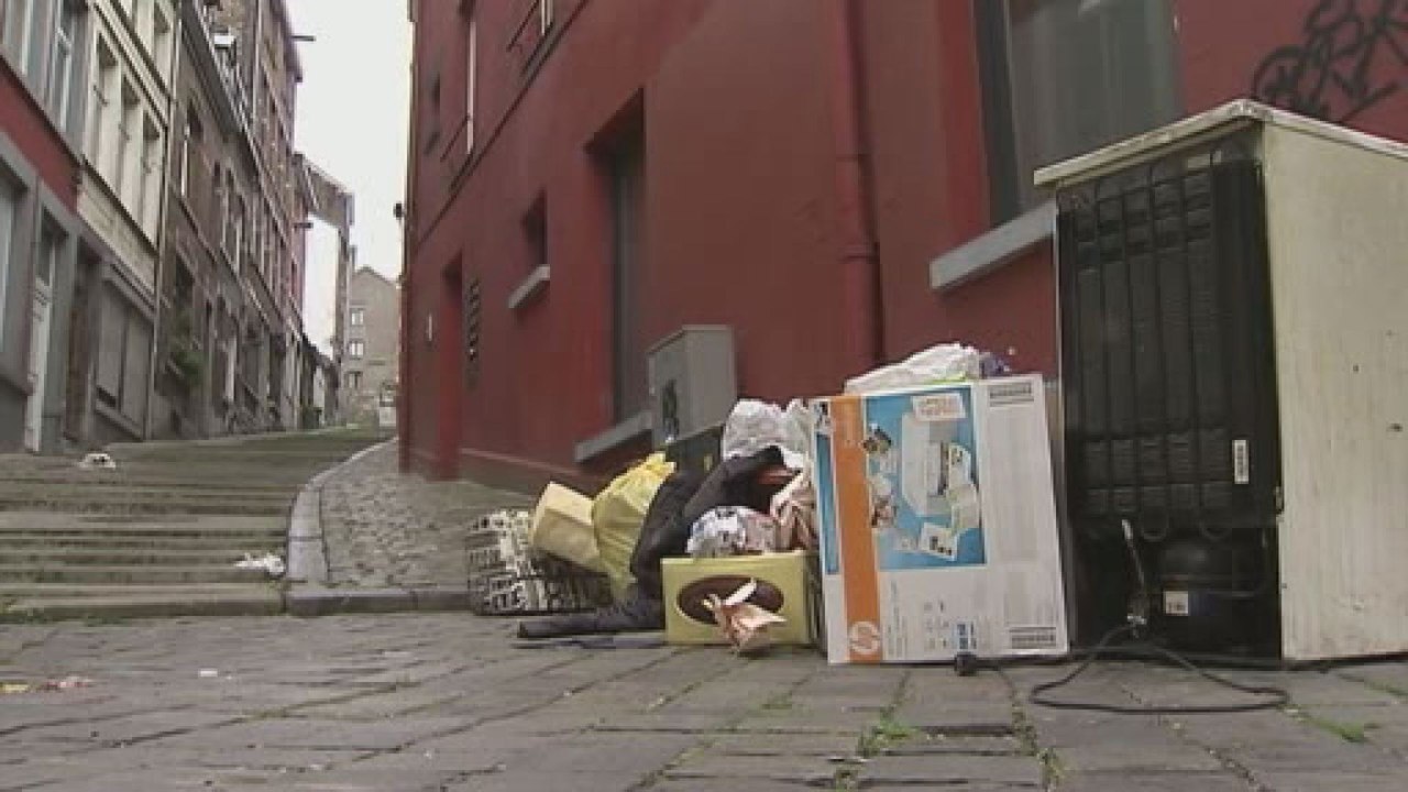 Certains quartiers de Liège sont de vrais dépotoirs