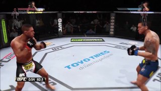 ᴴᴰ Rafael Dos Anjos vs. Anthony Pettis Knockout _ EA SPORTS™ UFC® (1080p)