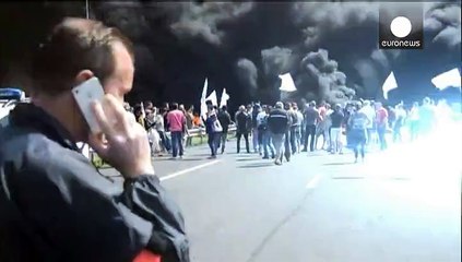 Работники парома перекрыли туннель под Ла Маншем