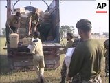 Pakistan military and international helicopters deliver aid