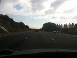 A drunk woman I followed on the M3 and filmed her crashing :)