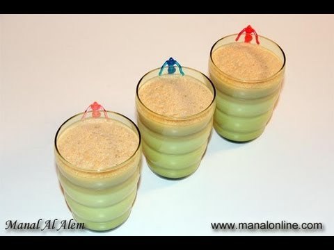 مشروب الفول السوداني بالحليب - مطبخ منال العالم