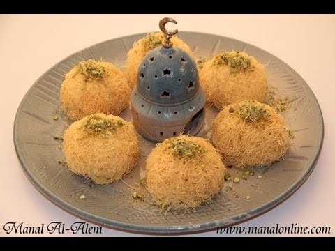 كنافة منال بالقشطة 2012 - مطبخ منال العالم