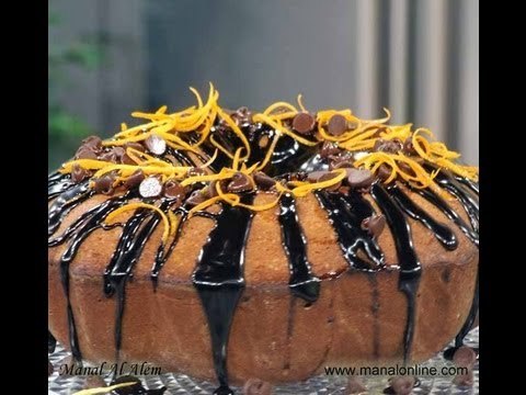 كيك بالشوكولاتة وشراب البرتقال - مطبخ منال العالم