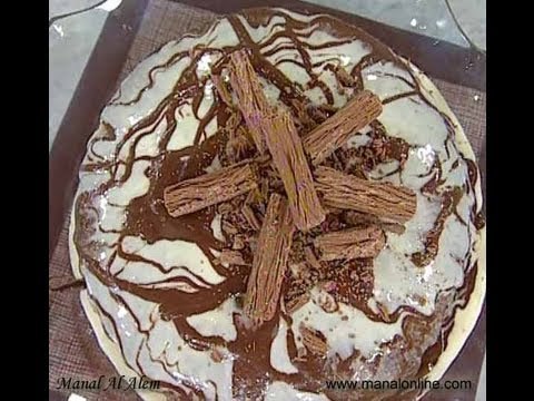 كيك الشوكولاتة بصلصة الحليب - مطبخ منال العالم