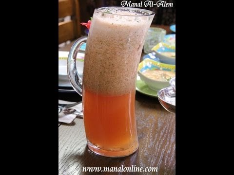 مشروب الطماطم مع النعناع الأخضر - مطبخ منال العالم