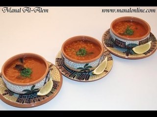 شوبة القمح بالطماطم - مطبخ منال العالم