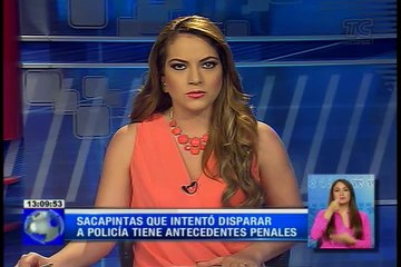 Sacapintas que intentó disparar a policía tiene antecedentes penales