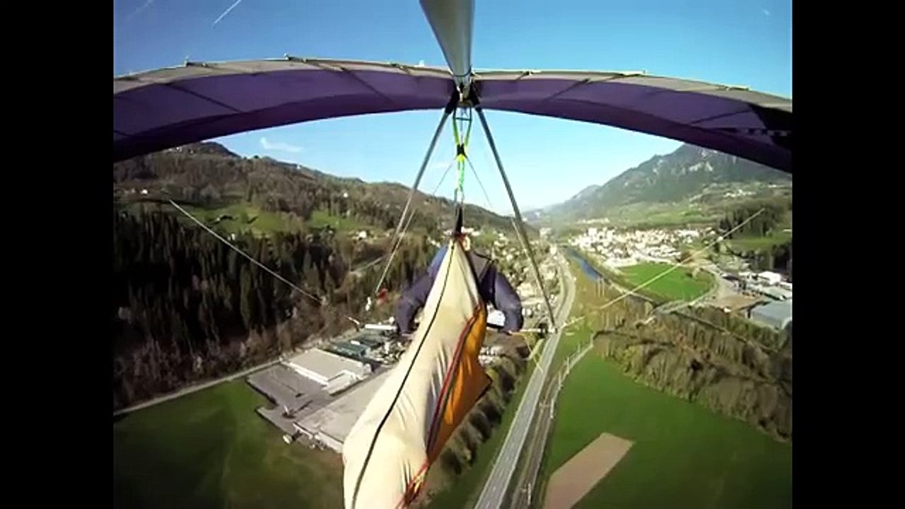 crash in deltaplan-hang gliding crash!!