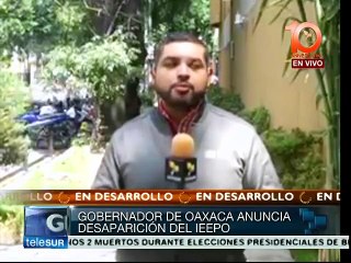 México: anuncian desaparición del Instituto de Educación de Oaxaca