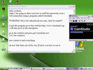 wireshark wireless password sniffing