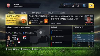 (thegamer) fifa 15 carrière arsenal match 58