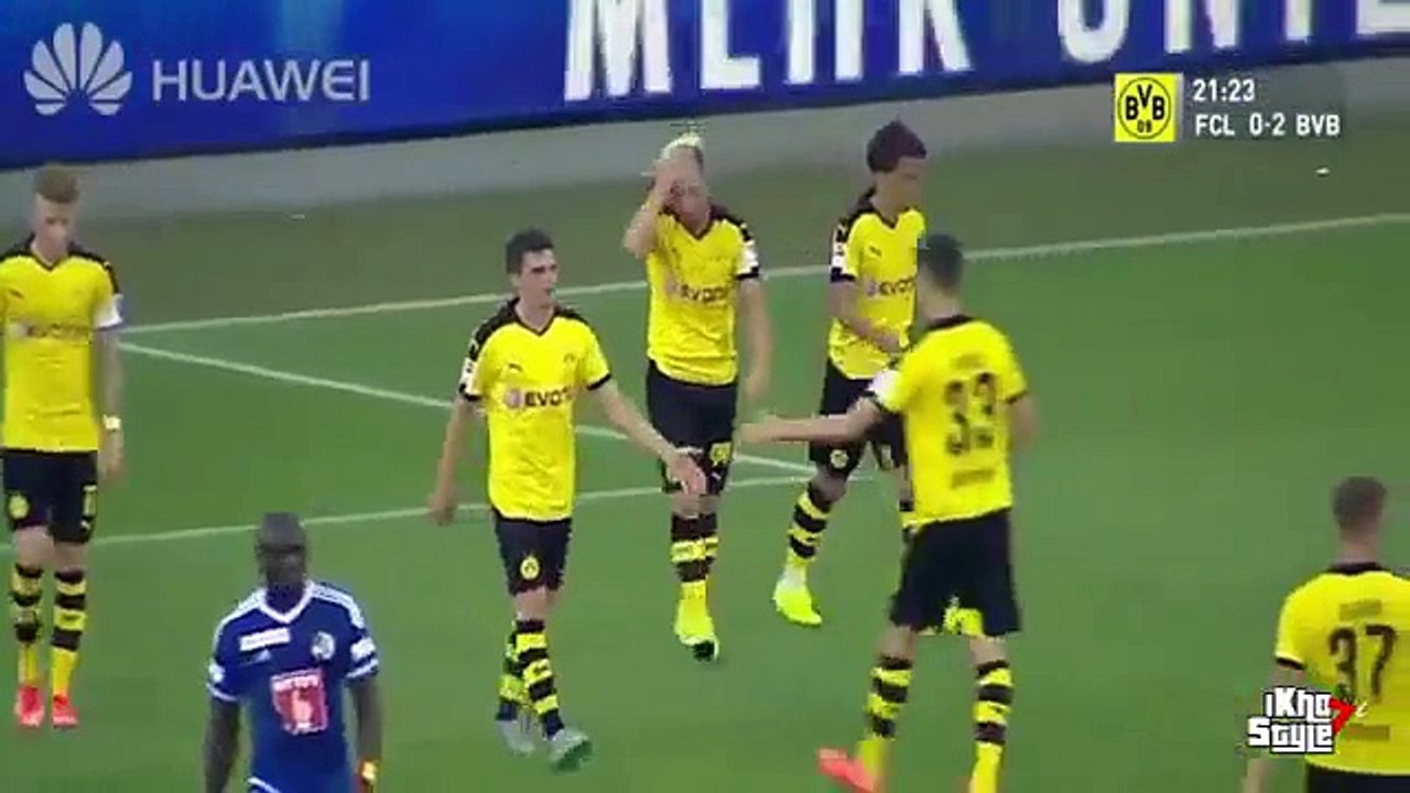 Luzern 1-4 Dortmund ~ [Friendly Match] - 21.07.2015 - All Goals & Highlights