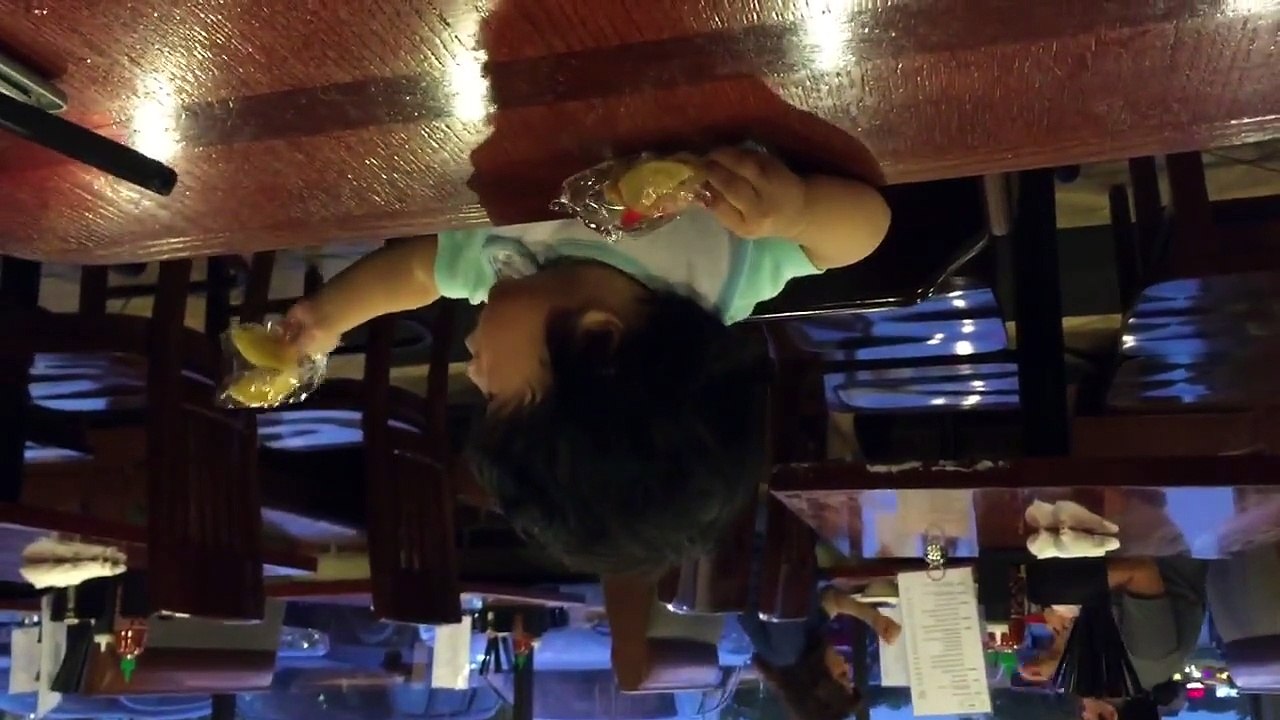 Maya at restaurant