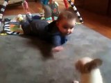 cute meets cute - dancing chihuahua & giggling baby :)