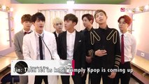 Eng Sub 150702 BTS Speaking English for the Preview of This Week's Simply Kpop