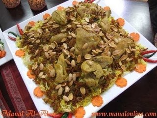 أرز بالدجاج وكشنة الجزر - منال العالم