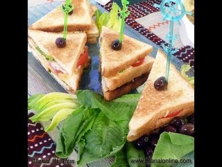 سندوتشات الدجاج المحمصة - مطبخ منال العالم