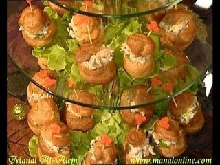 بروفترول الدجاج - منال العالم