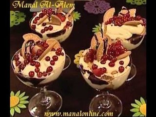 حلو البسكويت بالفواكه - منال العالم