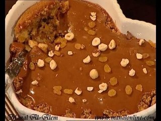 قالب الشوفان مع صلصة التوفي - منال العالم
