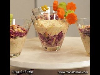 سلطة كولسلو طبقات - منال العالم