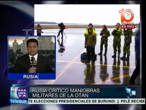 Critica Rusia maniobras militares conjuntas de OTAN y Kiev en Ucrania