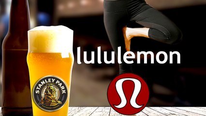Luluemon Crafts 'Curiosity Lager' by Stanley Park Brewing for a Marathon
