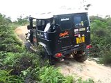 Land Cruiser 4x4 offroad after Roll Over