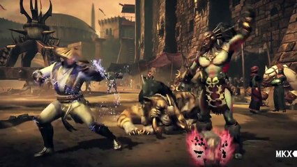 Mortal Kombat X (PS3, PS4) - Raiden vs Kotal Kahn
