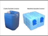 Water Container Drop Test - WaterBrick vs 5 Gallon Stackable