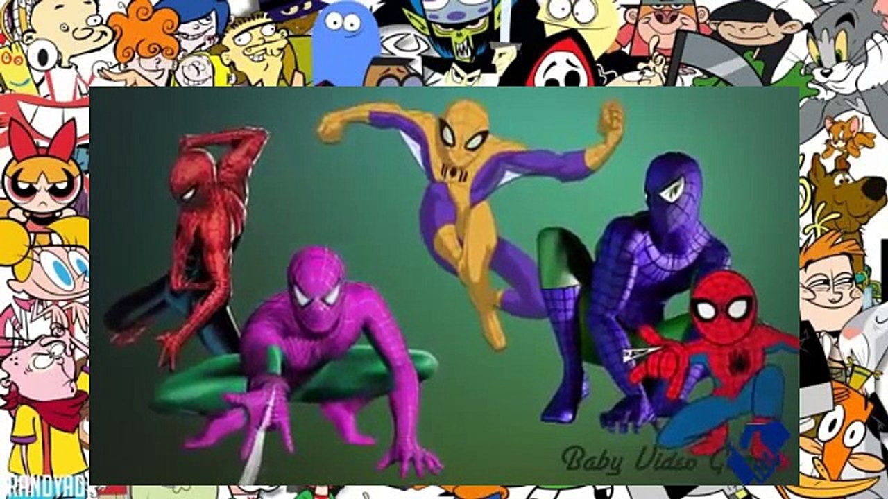 Spiderman Song - Finger Family Song"