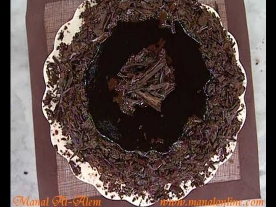 تورتة الشوكولاتة بالكراميل - مطبخ منال العالم