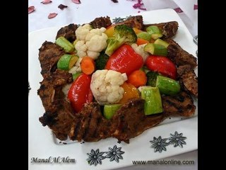 ريش الغنم المشوية - منال العالم