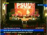 Chávez juramenta a los cuadros políticos del PSUV