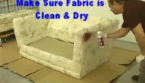 Paint a Couch or Sofa with Upholstery Spray Fabric Paint