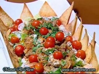 سلطة شاورما اللحم - منال العالم
