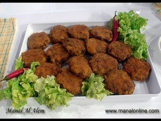 كفتة اللحم والبطاطس المقلية - منال العالم