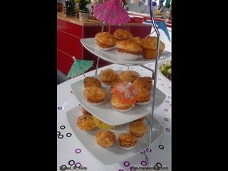 كب كيك البيتزا - منال العالم