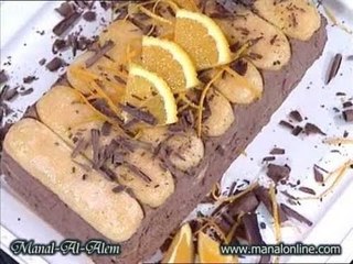 موس الشوكولاتة بالبرتقال - منال العالم