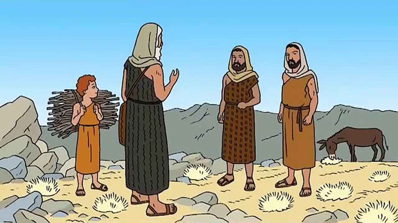 El sacrificio de Isaac (La biblia para Niños)