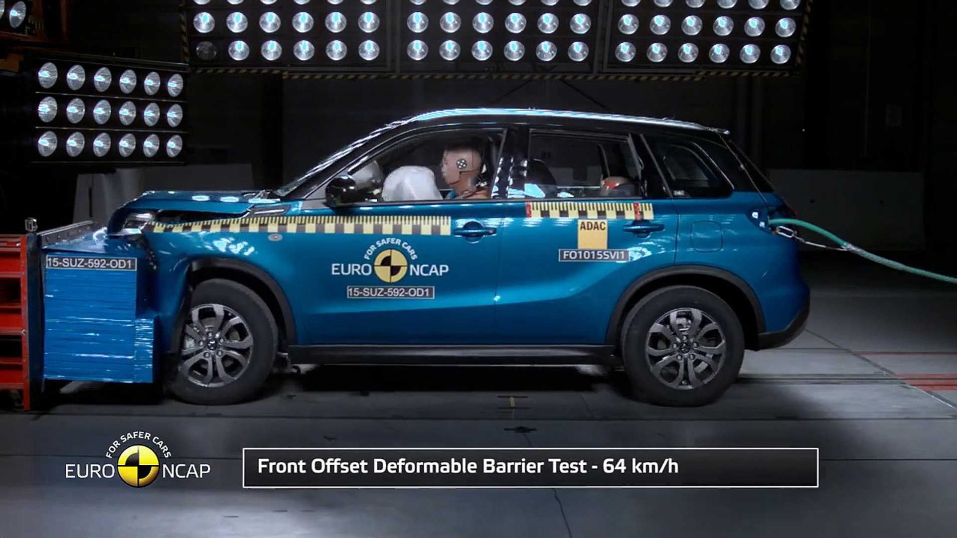 Euro Ncap Crash Test Of Suzuki Vitara 15 Video Dailymotion