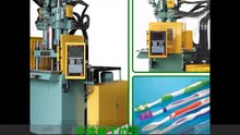 TOOTH BRUSH HANDLE TPR PRODUCTION by FOMTEC TWO Color Injection Molding Machine