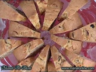 كيك الفواكه المجففة - منال العالم