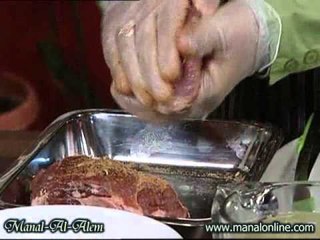 يخني فخد الخروف بالقراصيا - منال العالم