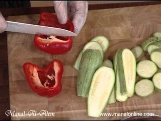 جراتان الباذنجان والكوسي - منال العالم