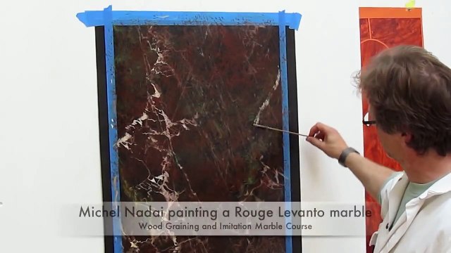 How to do Wood Graining and Imitation Marble / Stage et Cours de Faux bois et faux marbre