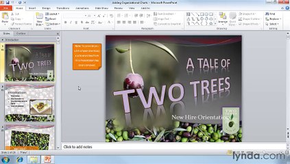 Powerpoint Adding organizational charts