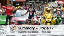 Summary - Stage 17 (Digne-les-Bains > Pra Loup) - Tour de France 2015